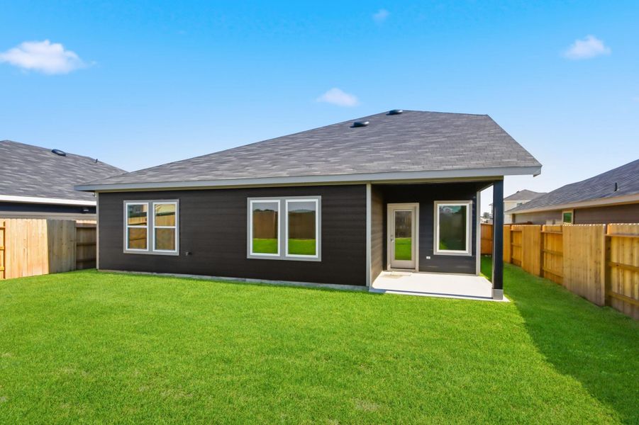 Exterior details and patio area of a home in Maple Woods, Hockley (Image 3).
