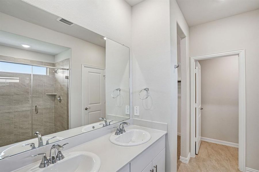 Furnished interior view inside a new home in Trails of Lavon - Spring Series, Lavon (Image 6).