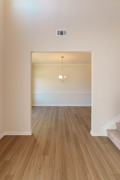 Representative unfurnished interior of a home built from the Clayton by Piedmont Residential in Hampton Ridge, Jefferson (Image 19).