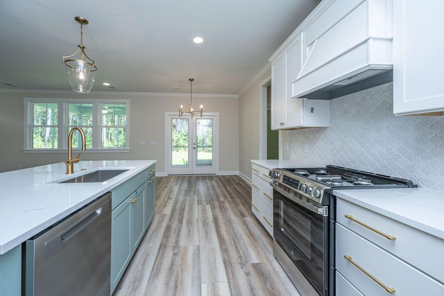 Furnished interior view inside a new home in , Awendaw (Image 14). Furnished interior view inside a new home in , Awendaw (Image 14).