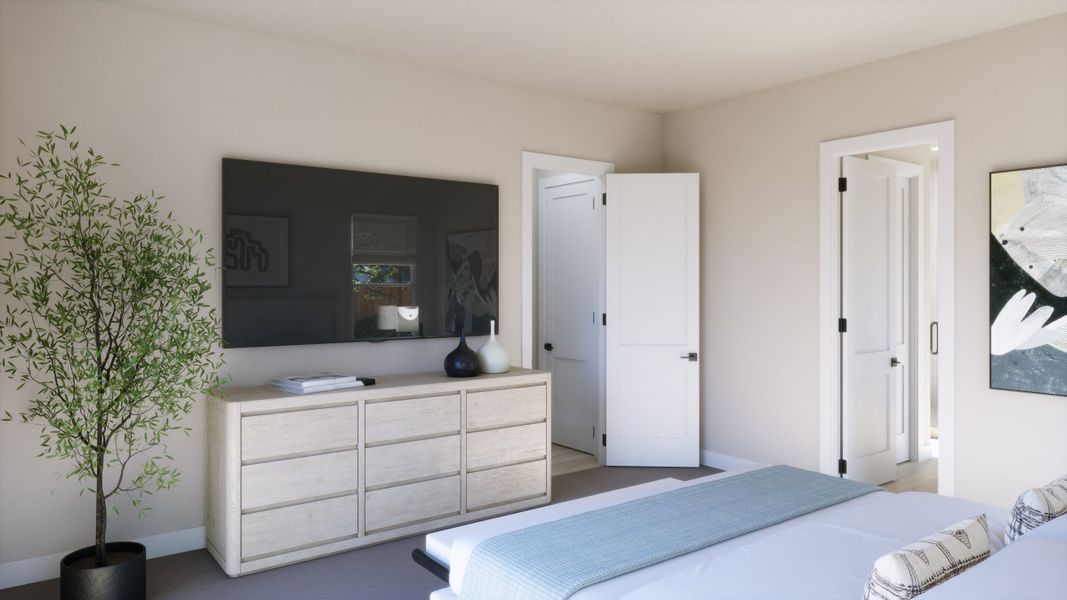 Representative furnished interior of a home built from the 5055 by Risewell Homes in Freedom at Anthem, Kyle (Image 8).