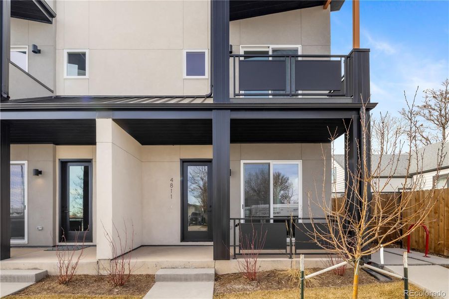 Exterior details and patio area of a home in , Denver (Image 4).