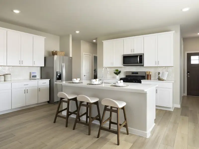 Furnished interior view inside a new home in Southridge, Princeton (Image 4).