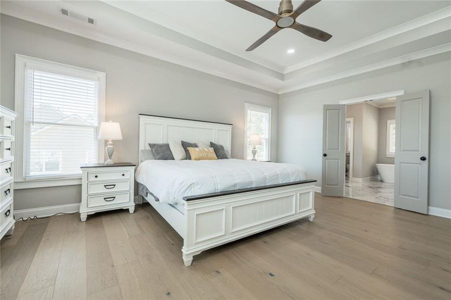 Furnished interior view inside a new home in , Powder Springs (Image 9).