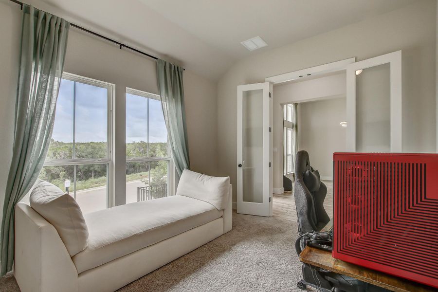 Furnished interior view inside a new home in , San Marcos (Image 13).