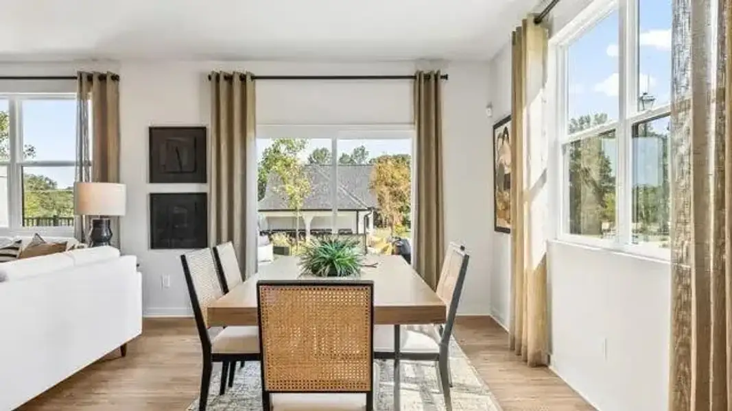 Furnished interior view inside a new home in Sherwood Square, Flowery Branch (Image 12).