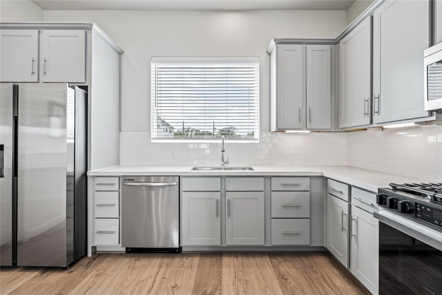 Furnished interior view inside a new home in Willowbend Point, Houston (Image 34).