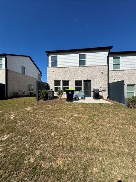 Exterior details and patio area of a home in , McDonough (Image 1).