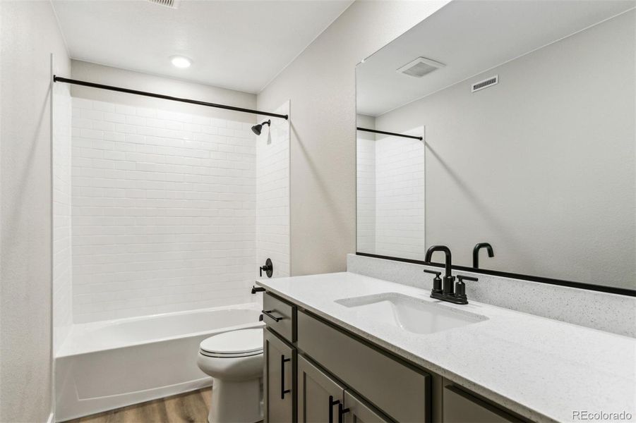 Furnished interior view inside a new home in , Commerce City (Image 11).