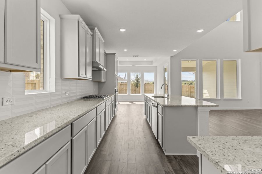 Furnished interior view inside a new home in Homestead, Schertz (Image 12).