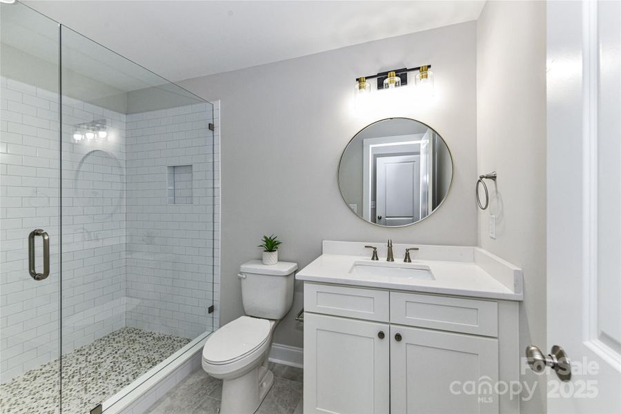 Full Bath with frameless, glass & tiled shower! Full Bath with frameless, glass & tiled shower!