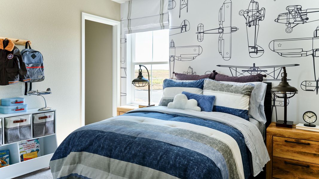 Furnished interior view inside a new home in The Aurora Highlands, Aurora (Image 20).