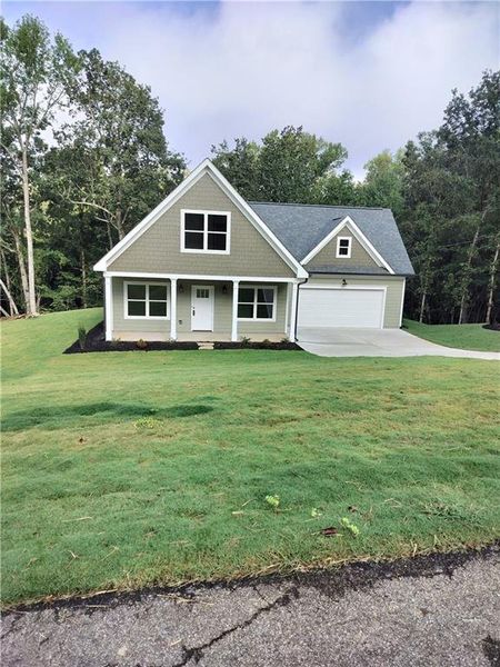 Front exterior of a new home in , Franklin Springs, GA, highlighting curb appeal (Image 15).
