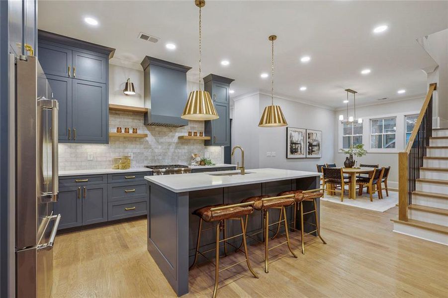 Furnished interior view inside a new home in , Atlanta (Image 42).