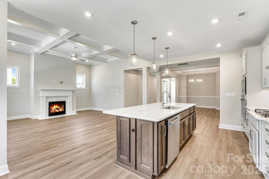 Furnished interior view inside a new home in , Charlotte (Image 9).