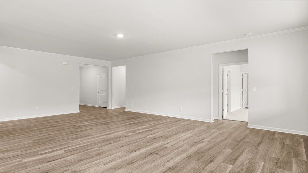 Representative unfurnished interior of a home built from the Booth by D.R. Horton in Liberty Crossing, Braselton (Image 20).