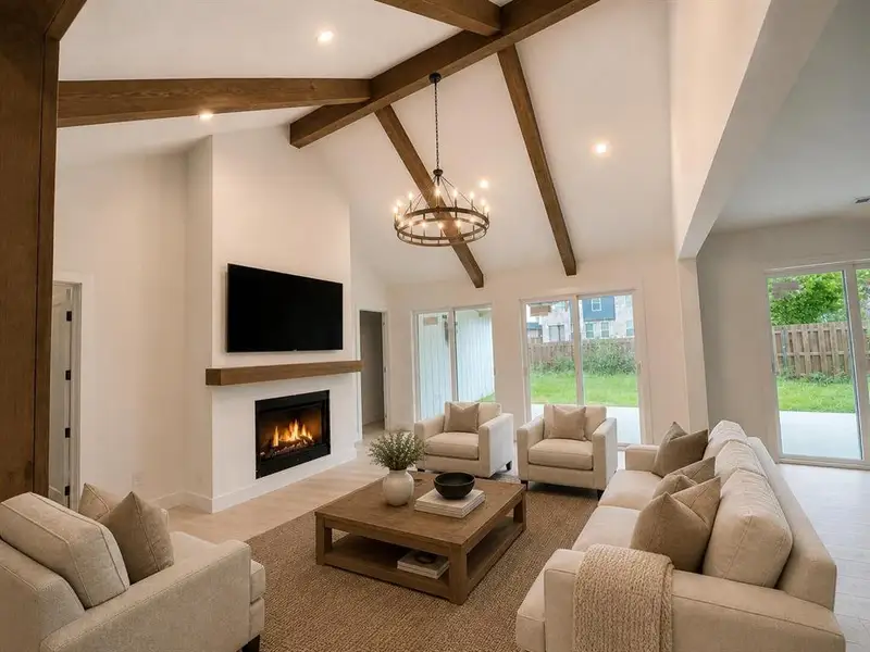 Furnished interior view inside a new home in , Willow Park (Image 14).