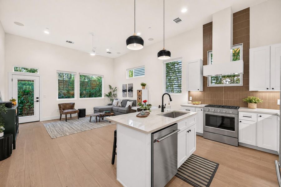Furnished interior view inside a new home in , Austin (Image 6).