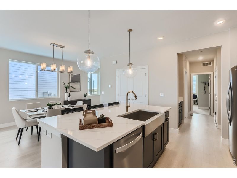 Furnished interior view inside a new home in Country Club Reserve, Fort Collins (Image 14).