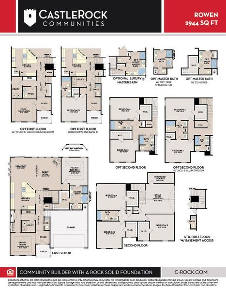 2D floor plan layout of this home in The Retreat at Norman Farm, Hendersonville, TN (Image 2). 2D floor plan layout of this home in The Retreat at Norman Farm, Hendersonville, TN (Image 2).