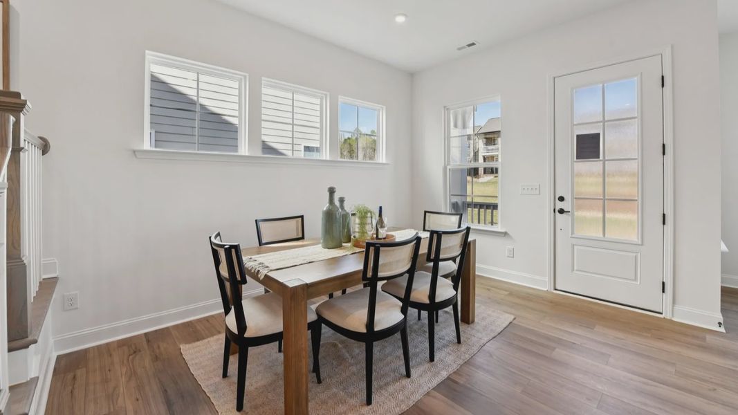 The Brentwood Plan by DRB Homes in The River District, Charlotte NC. - Dining Area The Brentwood Plan by DRB Homes in The River District, Charlotte NC. - Dining Area