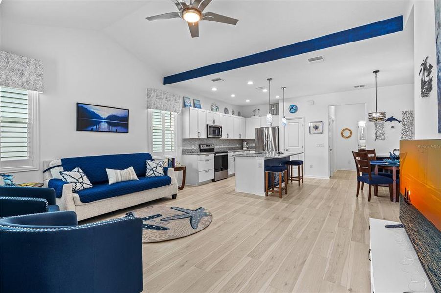 Furnished interior view inside a new home in , Daytona Beach (Image 11).