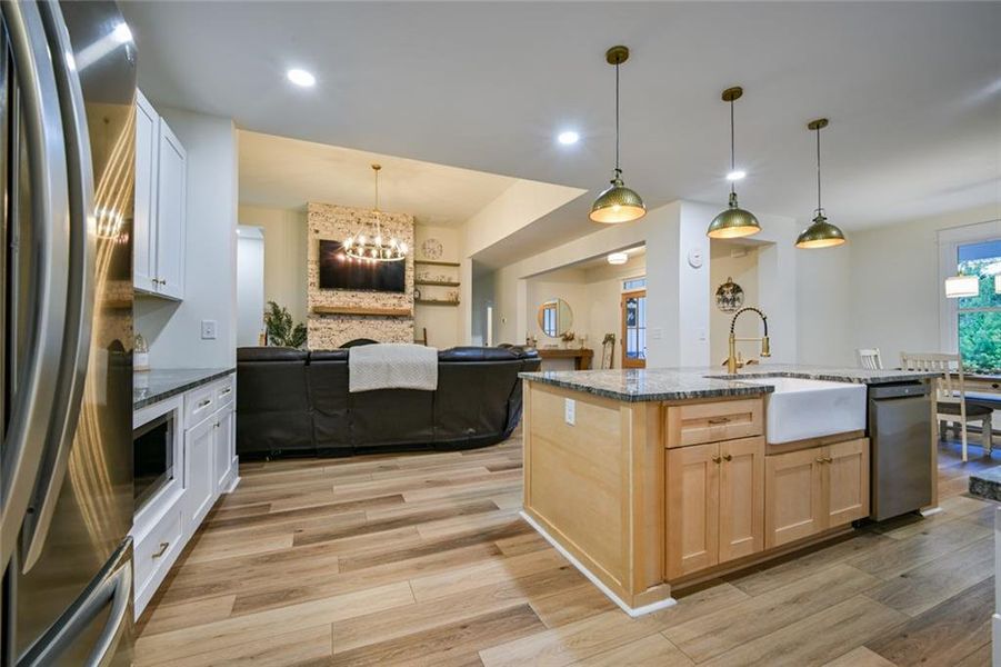 Furnished interior view inside a new home in , Monticello (Image 52).