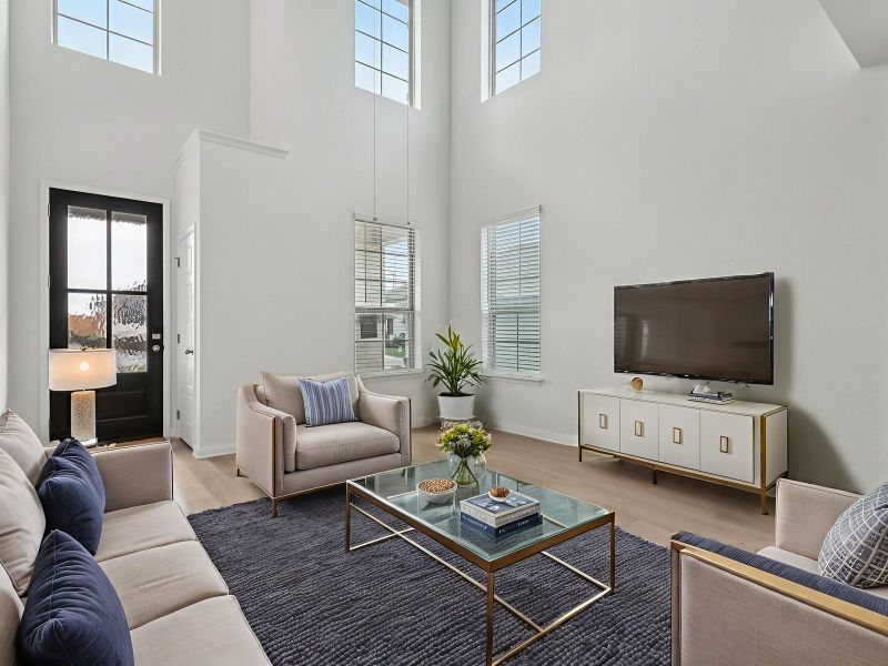 Furnished interior view inside a new home in Sagebrooke - Premier Series, San Antonio (Image 4).