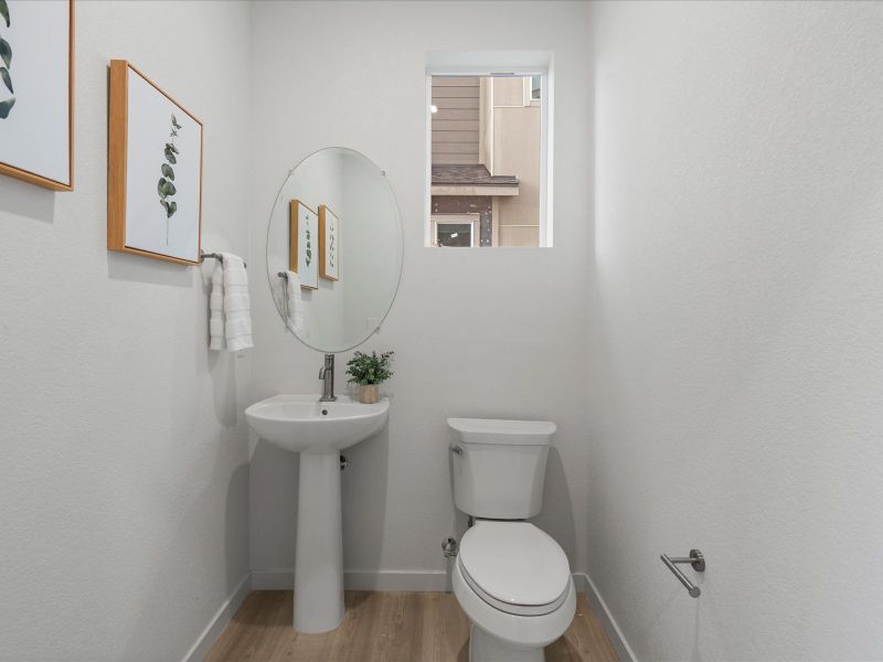 Furnished interior view inside a new home in The Vistas at West Mesa, Colorado Springs (Image 11). Furnished interior view inside a new home in The Vistas at West Mesa, Colorado Springs (Image 11).