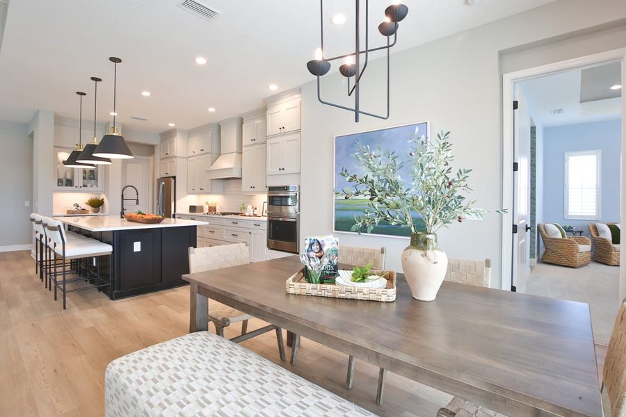Furnished interior view inside a new home in Palm Grove, Lakewood Ranch (Image 12).