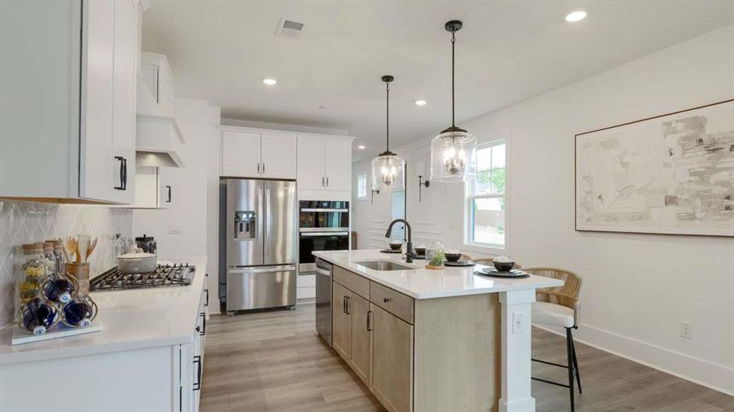 Furnished interior view inside a new home in The Village at Sandy Plains, Marietta (Image 22).