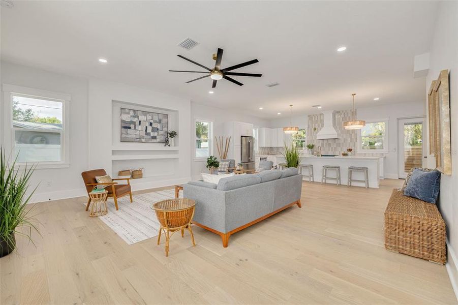 Furnished interior view inside a new home in , St. Petersburg (Image 7).