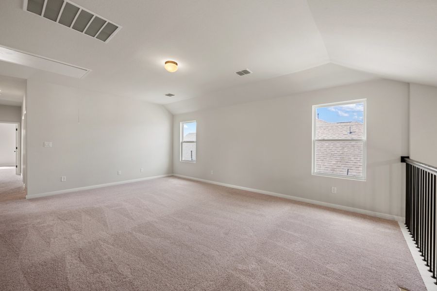 Representative unfurnished interior of a home built from the Granbury by Ashton Woods in Berry Creek Highlands, Georgetown (Image 44). Representative unfurnished interior of a home built from the Granbury by Ashton Woods in Berry Creek Highlands, Georgetown (Image 44).