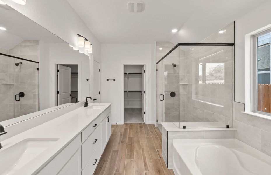 Furnished interior view inside a new home in Saddleback at Santa Rita Ranch, Liberty Hill (Image 10). Furnished interior view inside a new home in Saddleback at Santa Rita Ranch, Liberty Hill (Image 10).