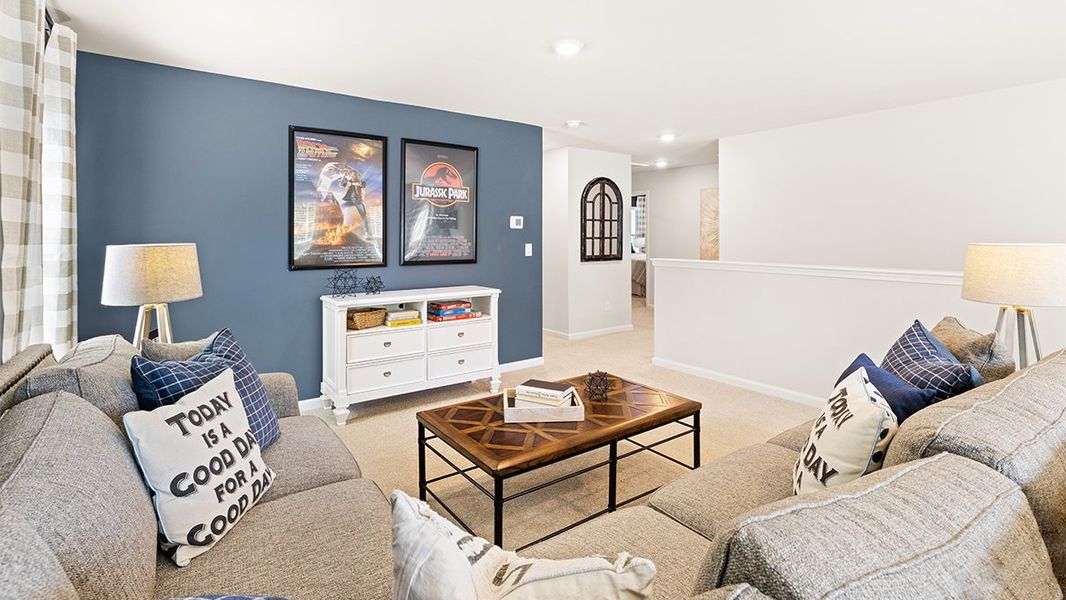 Representative furnished interior of a home built from the Elle by D.R. Horton in Highland Hills, Graniteville (Image 26). Representative furnished interior of a home built from the Elle by D.R. Horton in Highland Hills, Graniteville (Image 26).