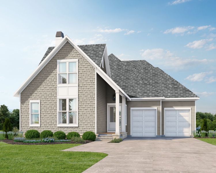 Representative exterior photo of a completed home built from the The Harborview by Beechwood Carolinas in Lakeside Pointe, Sherrills Ford, NC (Image 18). Representative exterior photo of a completed home built from the The Harborview by Beechwood Carolinas in Lakeside Pointe, Sherrills Ford, NC (Image 18).