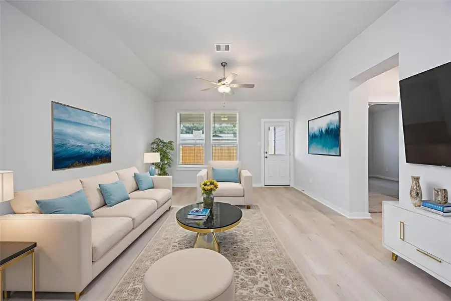 Furnished interior view inside a new home in Bluestem, Brookshire (Image 8).