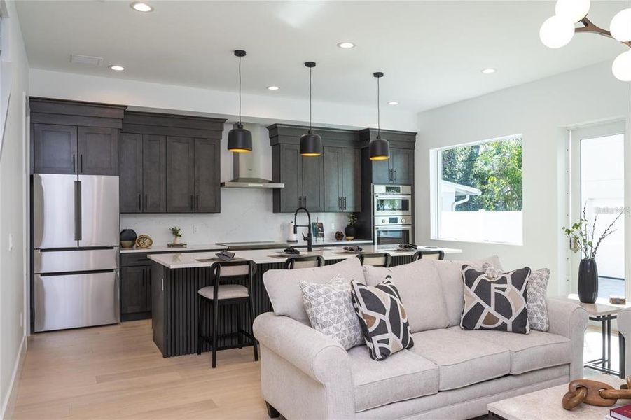 Furnished interior view inside a new home in , Sarasota (Image 9).