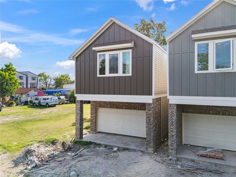 Exterior details and patio area of a home in , Houston (Image 1).