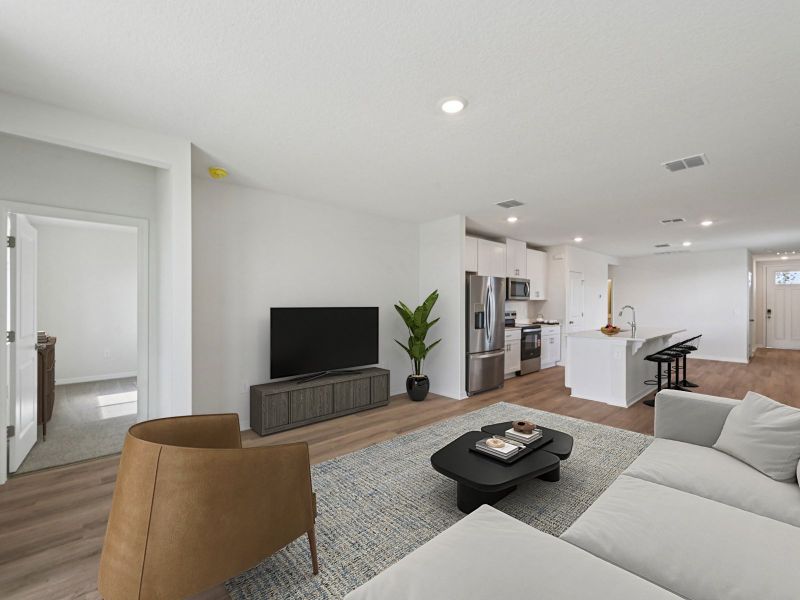 Furnished interior view inside a new home in Magnolia Bay - Premier Series, Nokomis (Image 3).