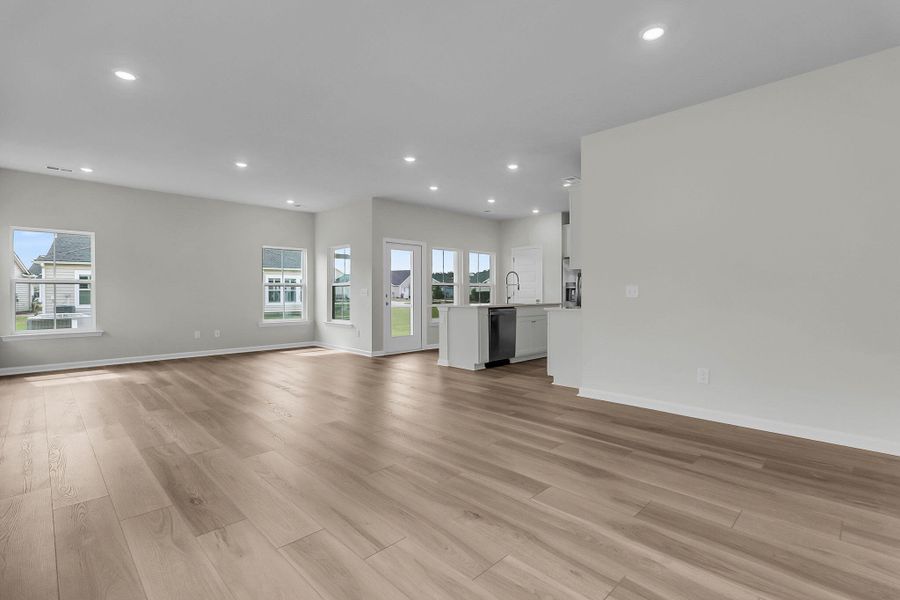 Spacious, unfurnished interior of a new home in Horizons at Summers Corner | 55+: The Cottages, Summerville (Image 38). Spacious, unfurnished interior of a new home in Horizons at Summers Corner | 55+: The Cottages, Summerville (Image 38).