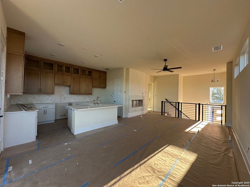 In-progress construction of a new home in Centero at Stone Oak, San Antonio, TX (Image 6). In-progress construction of a new home in Centero at Stone Oak, San Antonio, TX (Image 6).