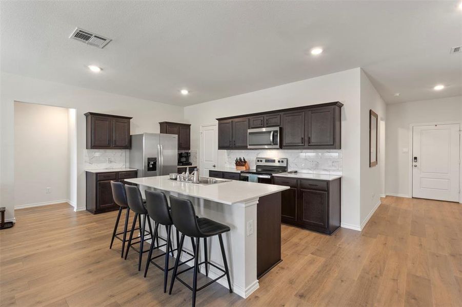 Furnished interior view inside a new home in Waverly Estates, Josephine (Image 10).