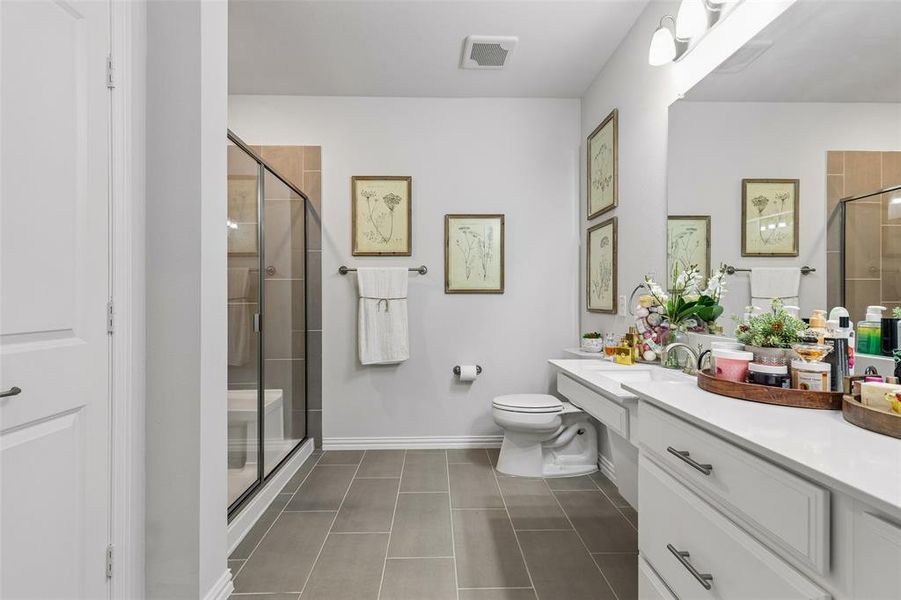 Furnished interior view inside a new home in Gatherings® at Twin Creeks, Allen (Image 12).