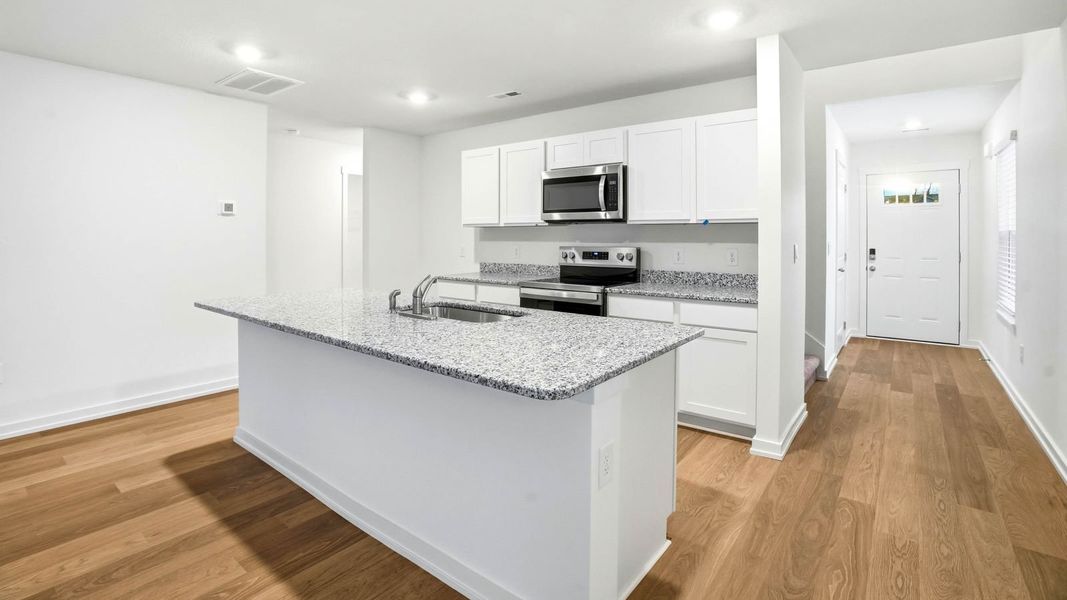 Representative furnished interior of a home built from the Manning by D.R. Horton in Highland View, Seymour (Image 10).