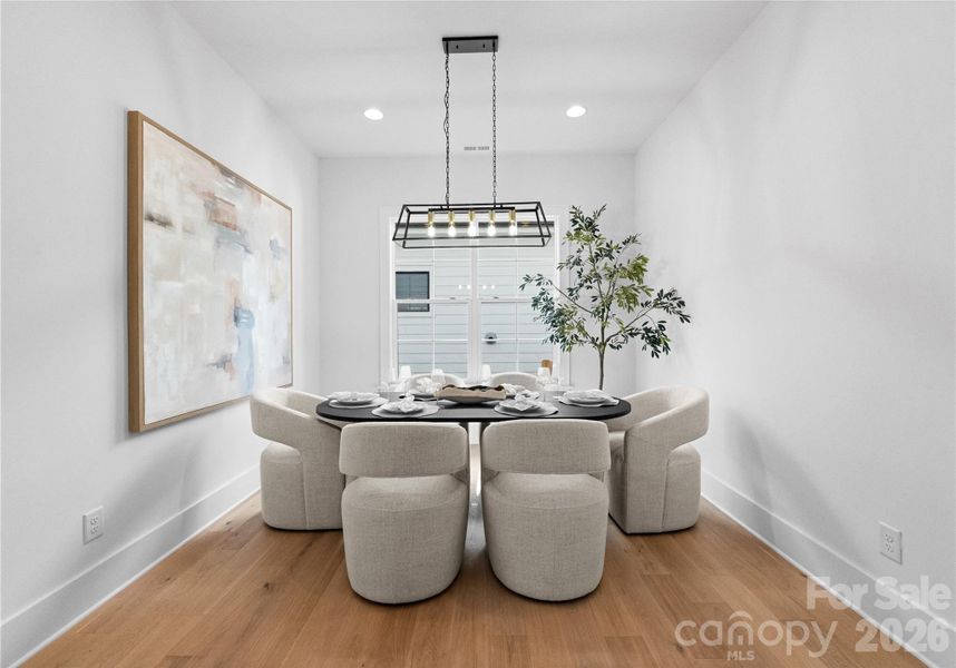 Furnished interior view inside a new home in , Charlotte (Image 6).