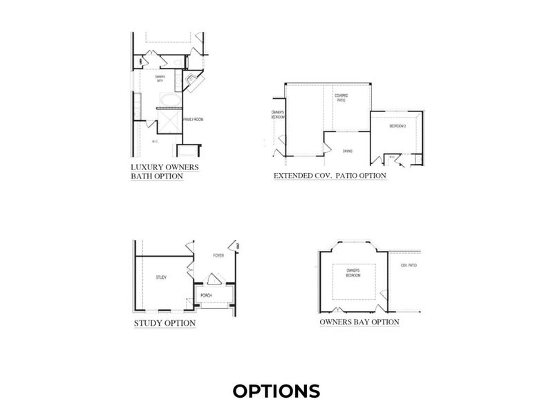 2D floor plan layout for the The Garner A by Davidson Homes LLC in The Reserve at Potranco Oaks, Castroville, TX (Image 6).