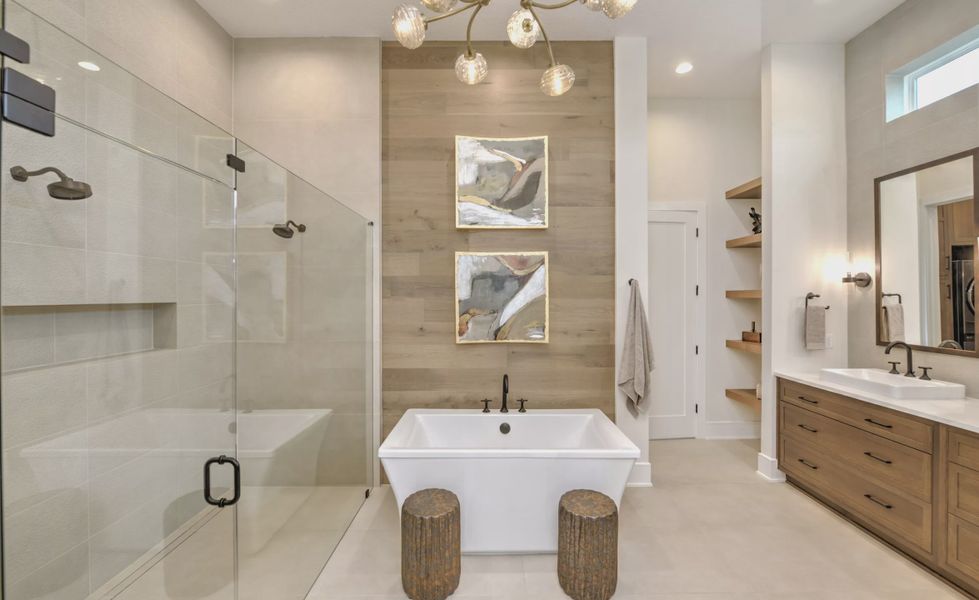 Furnished interior view inside a new home in EverRange, Jacksonville (Image 18).