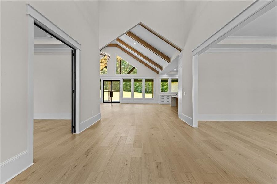 Spacious, unfurnished interior of a new home in , Monroe (Image 84).