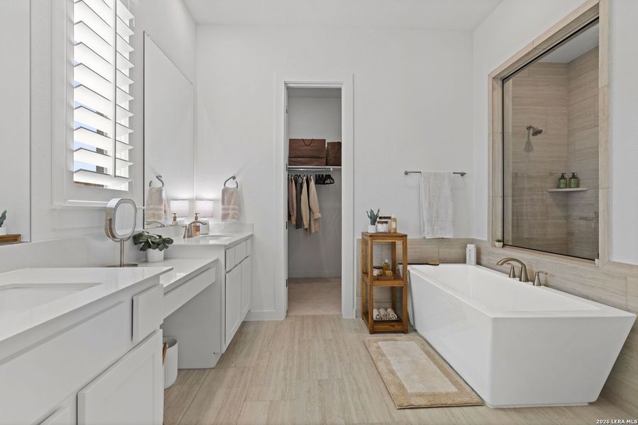 Furnished interior view inside a new home in , Kyle (Image 11).